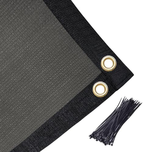 Amagenix 90% Pergola Shade Cover 20'X 22' Dark Gray Sun Shade Cloth - Image 5