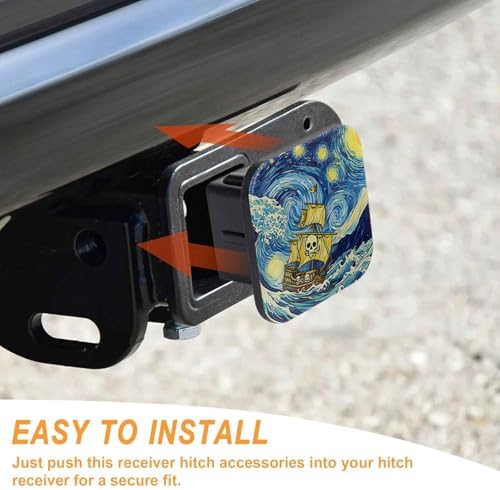 2" Trailer Hitch Cover Rubber Receiver Tube Cap Trailer Hitch Covers - Image 4