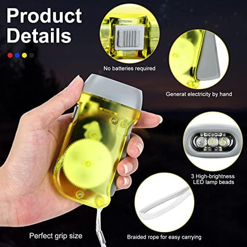 Leelosp 48 Hand Crank Flashlights - Image 3
