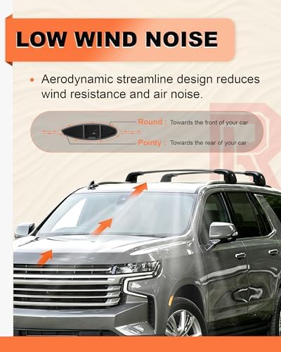 Upgraded 300LB Aluminum Roof Rack Cross Bars - Image 4