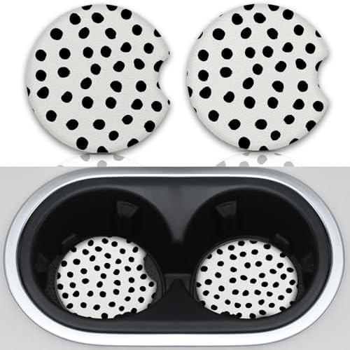 Car Coasters for Cup Holders, Cute Car Accessories for Women Interior, Cute - Image 3