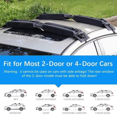 2Pcs Car Soft Roof Rack for Dacia Duster Opel Astra H/J/G Insignia Zafira B - Image 7