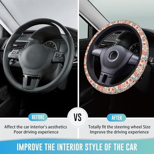 Steering Wheel Cover 15 Inch Breathable Anti Slip - Image 3
