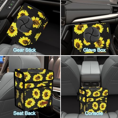 Femuar Leak Proof Car Trash Can - Image 4