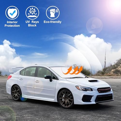 Windshield Sun Shade for 2015-2021 Subaru WRX Accessories - Image 5