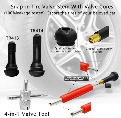 23PCS Tire Valve Stem Tool，Quick Change Valve Installer Kit - Image 5