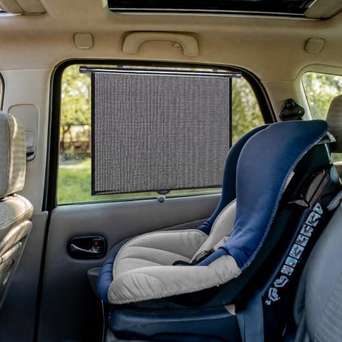 PLTCAT Car Side Window Sun Shades, 2 Pack Stretch Mesh Covers, 20 x 22 in - Image 6