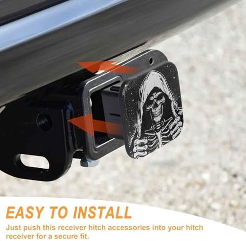 2" Trailer Hitch Cover Rubber Receiver Tube Cap Trailer Hitch Covers - Image 4