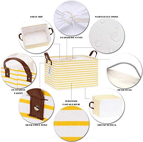 Hinwo 31L Large Canvas Storage Bin - Image 5