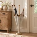 Vintage Metal Umbrella Stand for Entryway, Indoor Cane Holder by Unknown