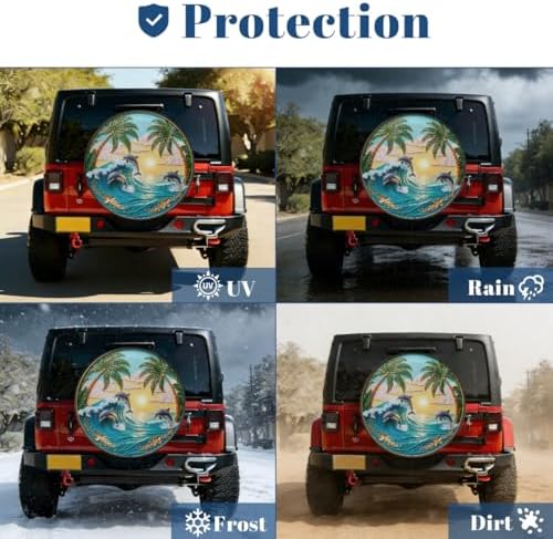 Summer Spare Tire Cover Waterproof Dust-Proof Spare Wheel Covers - Image 7