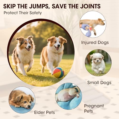 Dog Ramp for Bed, 51.2" Pet Ramp for Small & Large Dogs - Image 6