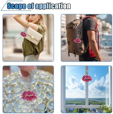 Bling Lip Diamond Car Hanging Accessories - Image 6