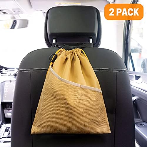 GNEGNI 2PCS Hanging Car Garbage Can - Image 2