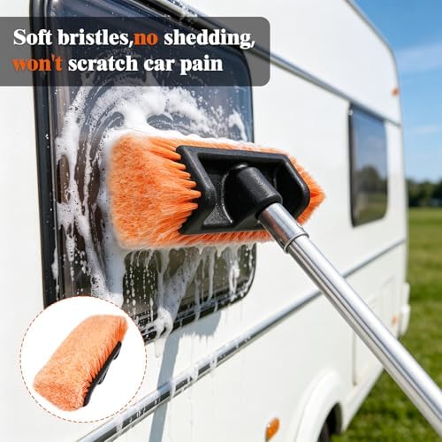12FT Car Wash Brush with Long Handle, RV Wash Brush with Soft Chenille - Image 5