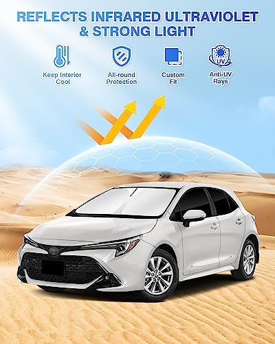 Canvcle Window Shades for 2020-2026 Toyota Corolla Hatchback Accessories - Image 2