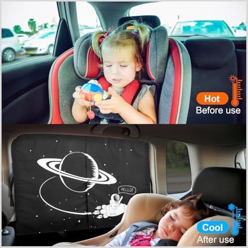 Magnetic Car Window Shades, 2 Packs Car Sun Shades - Image 7