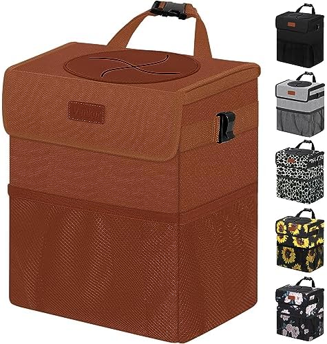 Vankor Car Trash Can, 2.2 Gallons Capacity, Waterproof, Polyester Material by Vankor