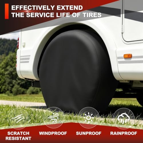 Explore Land Tire Covers 2 Pack Fit Tire Diameters 26-28.75 inch - Image 4