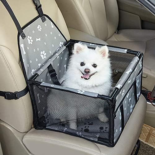 GENORTH Dog Car Seats for Small and Medium Dogs, Portable Puppy/Pet Car Booster by GENORTH