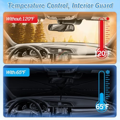 KUST Windshield Sun Shade Umbrella - Image 6