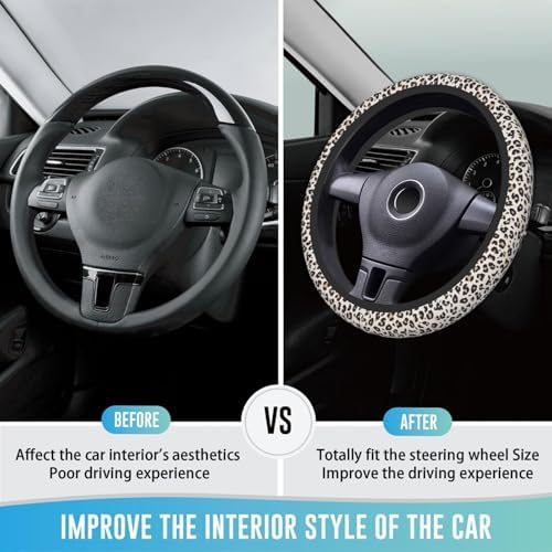 Steering Wheel Cover 15 Inch Breathable Anti Slip - Image 3
