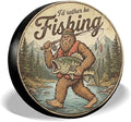 GENANY Forest Fishing Art Thick PVC Leather Spare Tire Cover Size 16 by GENANY