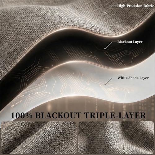 100% Blackout Magic Tape Stick On Curtains Window Shades Pull Down Blackout - Image 4