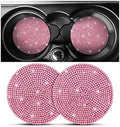 Osilly 2PCS 2.75 Inch Rhinestone Cup Holder Coasters by Osilly