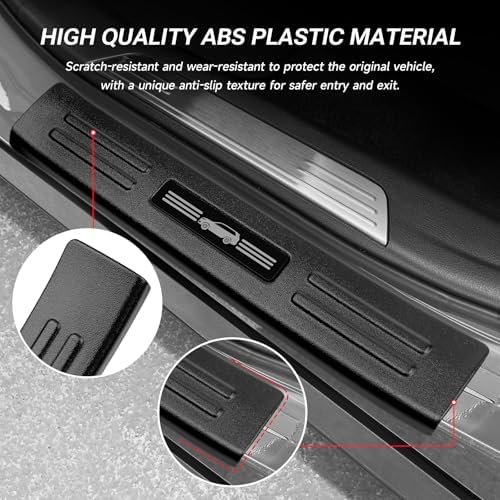 4PCS Door Sill Protector Compatible - Image 4
