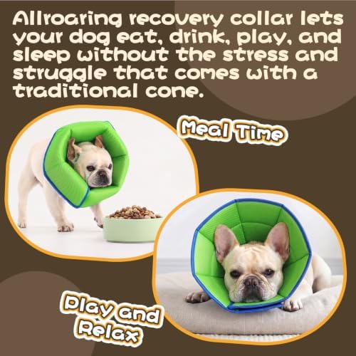 Allroaring Dog Cone Collar After Surgery, Adjustable Soft Recovery Cone - Image 6