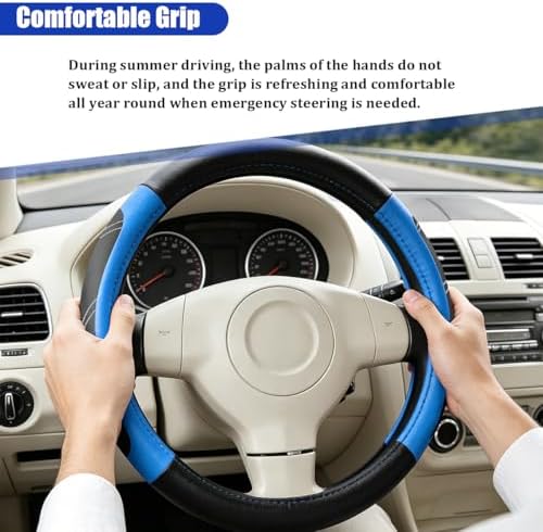 Car Steering Wheel Cover, 14.5-15" - Image 3