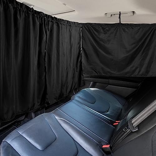 PAMASE Set of 3 Car Window Shades, 95% Light Blocking Sunshades by PAMASE