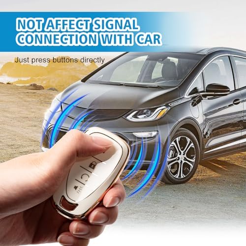 Rislobx Key Fob Cover Fit for Chevy Key, Car Key Case Protector for Volt Bolt - Image 4