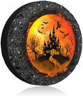 Halloween Spare Tire Cover Black Spider Web Wheel Cover, Weatherproof Universal by Unknown