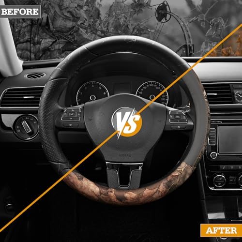 Mossy Oak Full Camo Steering Wheel Cover - Image 2