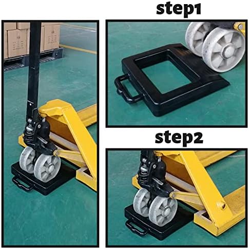 ROBLOCK Rubber Pallet Jack Chock Heavy Duty Wheel Chock, Pallet Jack Stopper - Image 4