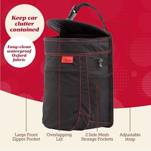 Lusso Gear Spill-Proof Car Trash Can - Image 2