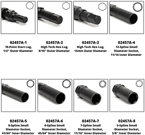 Neiko 02457A Lug-Nut Key Set, Wheel-Lock Removal Tool Kit - Image 5