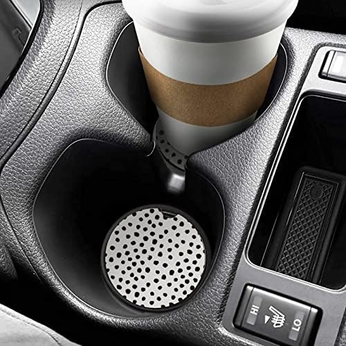 Absorbent Car Cupholder Coaster 2 Pack, Ceramic Stone - Image 3