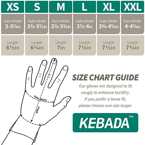 Kebada W1 Safety Work Gloves for Men Women, 120 Pairs Bulk Pack, PU Coated - Image 6