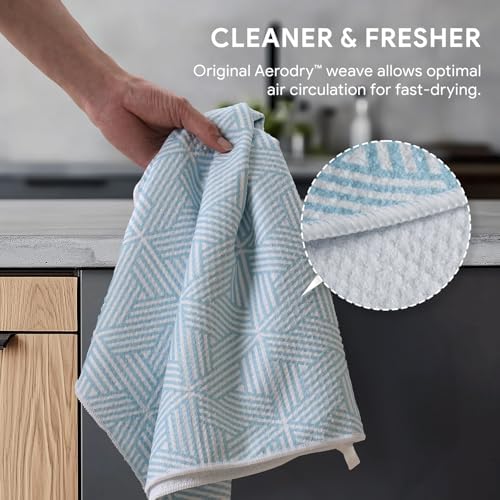 RECYCO Waffle Kitchen Towel Set of 2 - Image 4