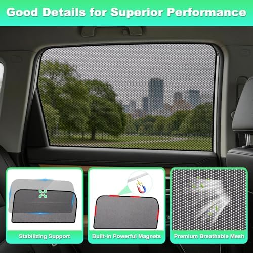CRV Window Shades 2023-2025, Rear Side Mesh - Image 7
