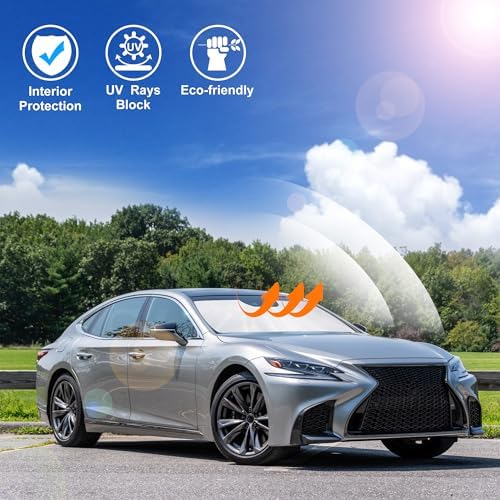 Windshield Sun Shade for 2014-2020 Le xus is Sedan Accessories - Image 6