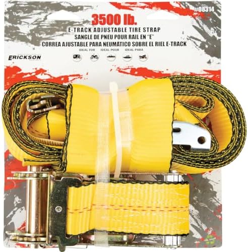 Erickson 8314 3500 lb. E-Track Adjustable Tire Basket Strap by Erickson