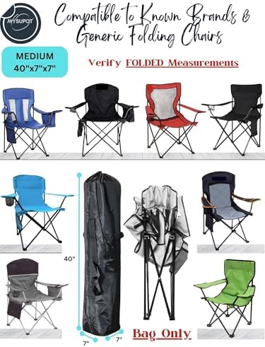 40"x7"x7" Replacement Bag for Folding Camping Chair, Camp Chairs, Yoga Mat - Image 4