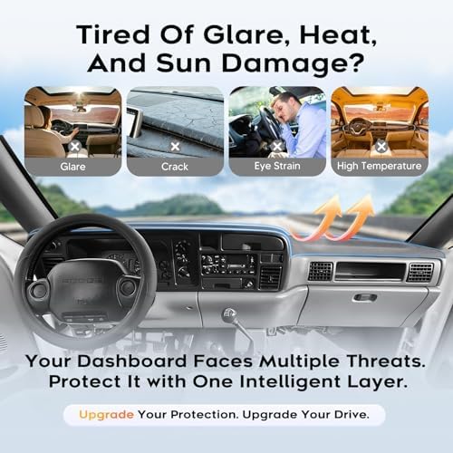 CARTIST Gray Dash Cover for 1994-1997 Dodge Ram 1500 2500 3500 2nd Gen - Image 6
