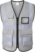 Reflective Safety Vest for Men Women Construction Vest ANSI Standard AP1 by ASIPHITU