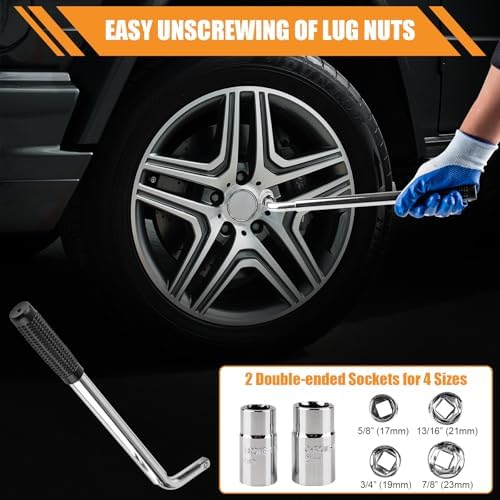 Beaiguna Portable Car Jack Kit, 2 Ton Scissor Jack - Image 6