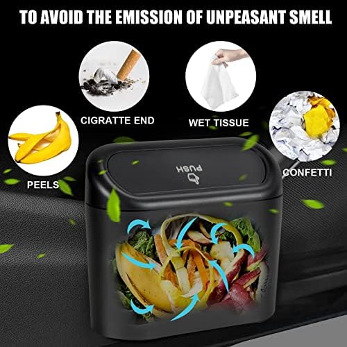 2 Packs Mini Car Trash Can Bin - Image 3